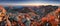 Panorama of beaufiful Slovakia moutain at sunrise, Rohace Tatra