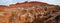 Panorama of beautiful badland landscape in Paria, utah