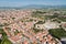 Panorama of the beautiful city of Arezzo in Tuscany