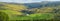 Panorama Of Beautiful Landscape Of Scotland, Corgarff Castle In