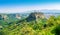 Panorama of the beautiful medieval village of Civita di Bagnoregio