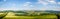 Panorama of beautiful Moravian countryside.