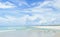 Panorama of the Beautiful White Sand Beach of the Florida Gulf Coast