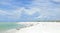 Panorama of the Beautiful White Sand Beach and Wildlife of the Florida Gulf Coast