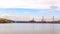 Panorama of the Beloretsky pond. Bashkortostan