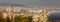 Panorama of Benidorm city in Spain