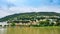 Panorama of Bergen, Norway. Waterfront in Bergen