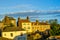 Panorama of Berwick upon Tweed in England, UK