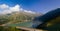 Panorama of Big Almaty Lake in Almaty, Kazakhstan