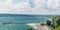 Panorama of Black Sea coast in Varna, Bulgaria