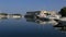 Panorama of boats in the private dock. Porto