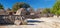 Panorama of Bories village in Gordes, Luberon Provence, France