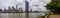 The Panorama of Brisbane River & Brisbane Downtown