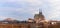 Panorama of Brno old city in Czech Republic