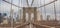 Panorama of Brookyn Bridge in New York