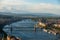 Panorama of budapest from Mount Gellert