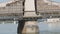 Panorama of Budapest, view of the Chain Bridge over the Danube River, Hungary