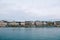 Panorama of the buildings of Budapest by the Danube River to the old buildings on the other side