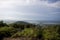 Panorama of Bukit Merah lake from Mount Semanggol highest peak