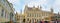 Panorama of Burg Square in Bruges