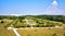 Panorama from the BÃ¼rgerpark in the Hanseatic city Wismar. The Federal Garden Show took place in this park. Mecklenburg-