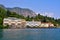 Panorama of cadenabbia Griante lake como Italy