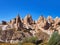 Panorama of Camel rock at Cappadocia Turkey