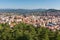 panorama of Campobasso in Molise view from Monforte castle