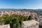 panorama of Campobasso in Molise view from Monforte castle