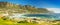 Panorama Of Camps Bay in Cape Town, South Africa