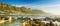 Panorama Of Camps Bay in Cape Town, South Africa