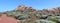 Panorama of Canal Rocks west Australia