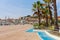 Panorama of Cannes, Cote d\'Azur, France, South Europe. Nice city and luxury resort of French riviera. Famous tourist destination