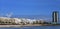 Panorama of the capital Lanzarote, Arrecife,