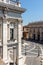 Panorama of Capitoline Museums in city of Rome, Italy