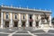 Panorama of Capitoline Museums in city of Rome, Italy