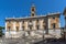 Panorama of Capitoline Museums in city of Rome, Italy