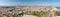 Panorama from Castell Santa Barbara of Alicante ueban area from