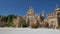 Panorama of Castillo Colomares in the village of Benalmadena, a castle dedicated of Christopher Columbus