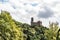 Panorama of the Castle Maus, Germany Rhine River Valley