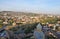 Panorama of the center of Tbilisi, Georgia.