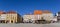 Panorama of the central market square of Znojmo