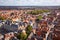 Panorama of the central part of Bruges