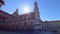 Panorama of Certosa di Pavia Monastery grounds, Italy