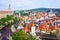 Panorama of Cesky Krumlov.Czech republic. UNESCO World Heritage