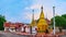 Panorama with Chedi and Mondop shrines of Wat Koh Walukaram Temple, Lampang, Thailand