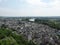 Panorama Chinon and river Vienne