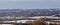 Panorama of Chippenham in the Snow