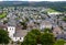 Panorama of the church and the village of Eversberg near Meschede in the Sauerland