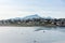 panorama of ciboure beach in the basque country